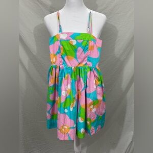 Lilly Pulitzer Pink and Green Kids Dress